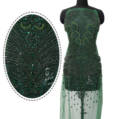 Luxury Beaded Rhinestone Applique for Bridal Evening Dress Wholesale