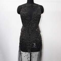 Luxury Beaded Rhinestone Applique for Bridal Evening Dress Wholesale