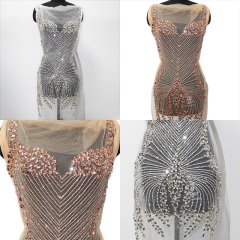 Bling Bling Bridal Rhinestone Appliques for Wedding Dress Exporter
