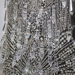 Multi-Style Jeweled Beaded Appliques for Wedding Dresses Manufacturer
