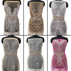 Multi-Style Jeweled Beaded Appliques for Wedding Dresses Manufacturer