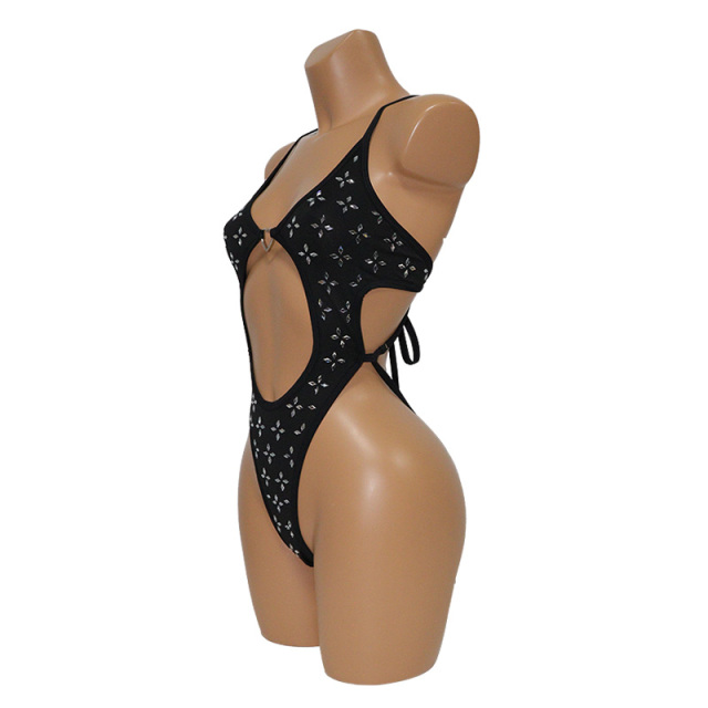Flower Shape Gemstone Pole Dancing Outfits Dancewear Manufacturer