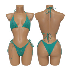 Female Butterfly Print Diamante Stripper Costumes Wholesale