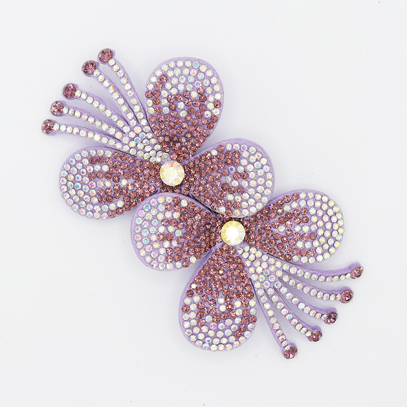 3D Diamond Floral Applique Exporter