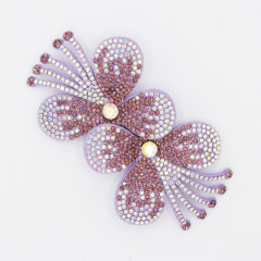 3D Diamond Floral Applique Exporter