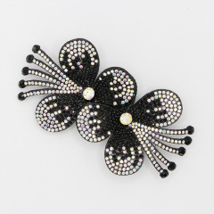 3D Diamond Floral Applique Exporter