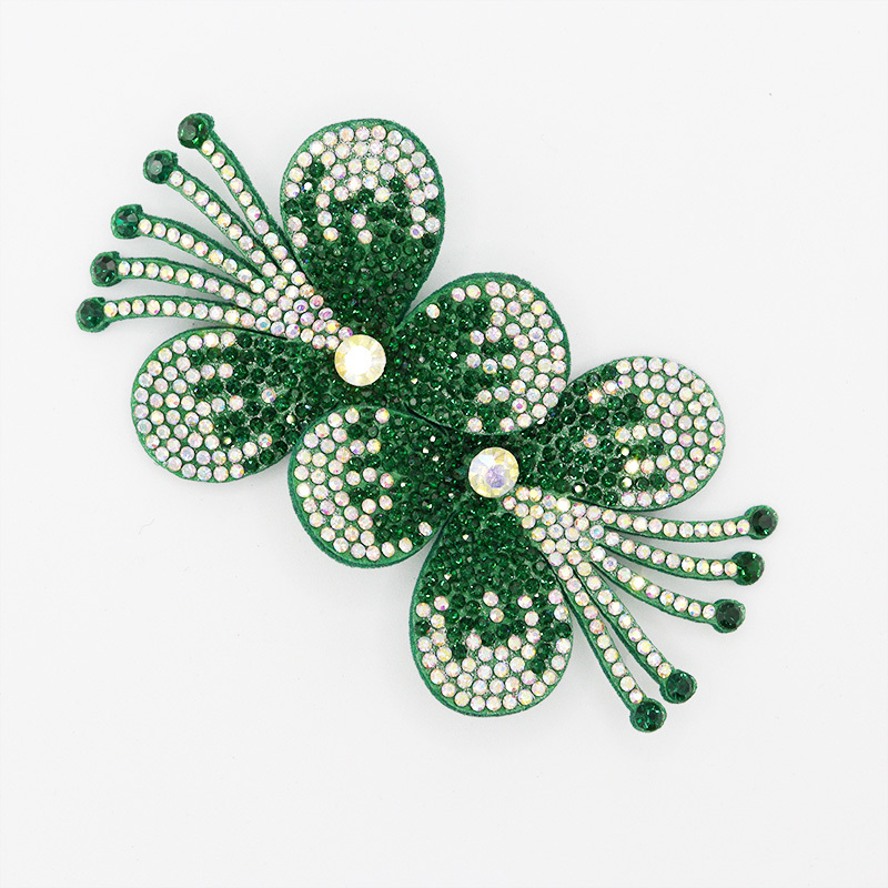 3D Diamond Floral Applique Exporter