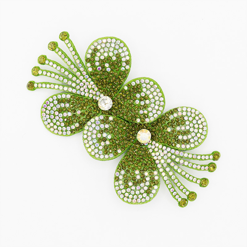 3D Diamond Floral Applique Exporter