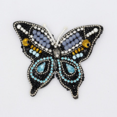Bling Butterfly Pattern Bedazzled Beaded Patches Wholesale