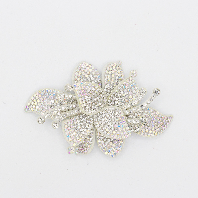 Bling 3D Floral Rhinestone Applique for Sewing Manufacturer