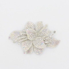 Bling 3D Floral Rhinestone Applique for Sewing Manufacturer