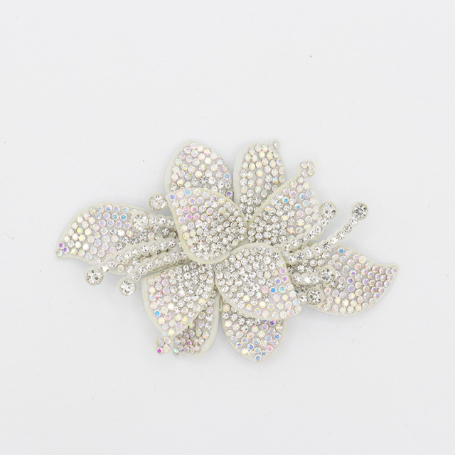 Bling 3D Floral Rhinestone Applique for Sewing Manufacturer