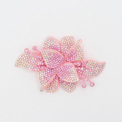 Bling 3D Floral Rhinestone Applique for Sewing Manufacturer