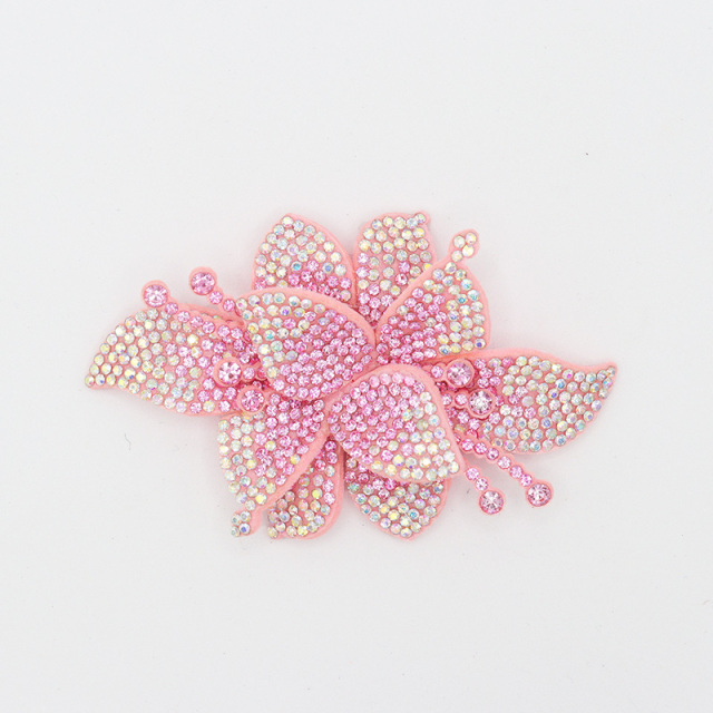 Bling 3D Floral Rhinestone Applique for Sewing Manufacturer