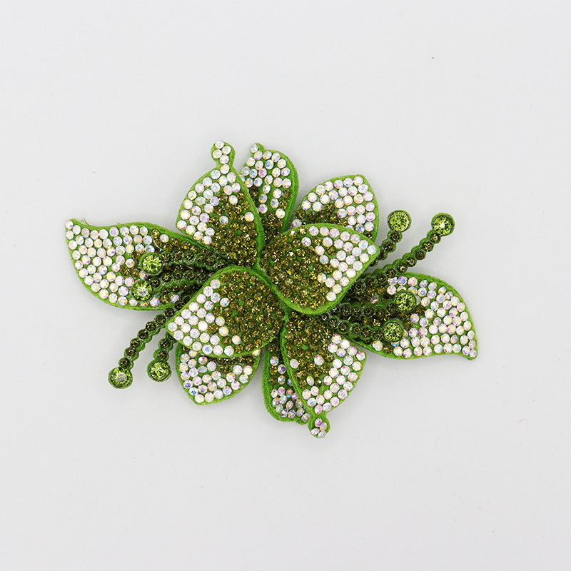 Bling 3D Floral Rhinestone Applique for Sewing Manufacturer