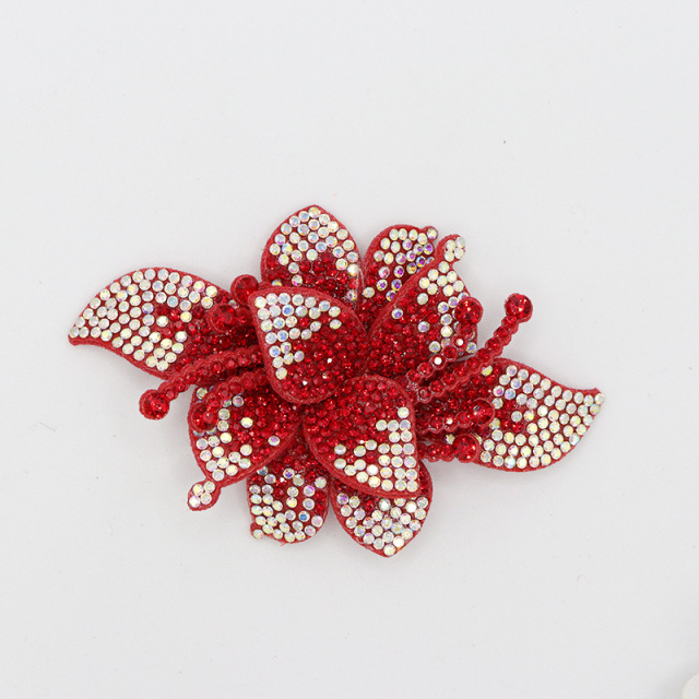 Bling 3D Floral Rhinestone Applique for Sewing Manufacturer