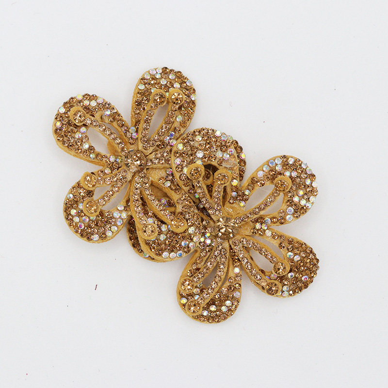 9*6cm Hollow Out Diamond Flower Appliques for Sewing Exporter
