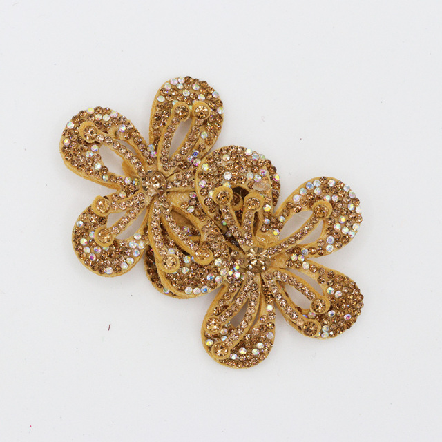 9*6cm Hollow Out Diamond Flower Appliques for Sewing Exporter