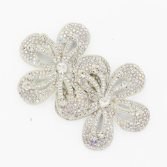 9*6cm Hollow Out Diamond Flower Appliques for Sewing Exporter