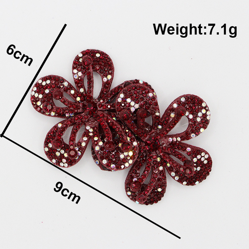 9*6cm Hollow Out Diamond Flower Appliques for Sewing Exporter