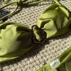 Elegant Pure Color Satin Bikini for Women Wholesale