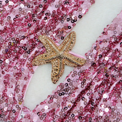 Sparkly Pink Sequin Short Pants for Women Exporter