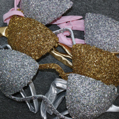 Luxury Diamond Two Piece Samba Dance Costume Supplier