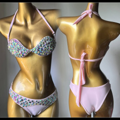 Diamond Halter Bikini Brazilian Samba Dance Costumes Exporter
