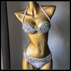 Diamond Halter Bikini Brazilian Samba Dance Costumes Exporter
