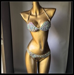 Diamond Halter Bikini Brazilian Samba Dance Costumes Exporter