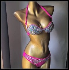 Diamond Halter Bikini Brazilian Samba Dance Costumes Exporter