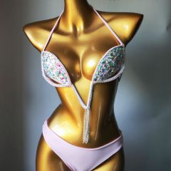 Sexy Deep V Carnival Festival Outfits with Rhinestone Wholesale
