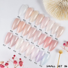 nude glitter gel