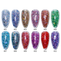 rainbow laser gel