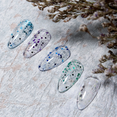 Shine glitter top coat
