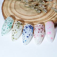 Shine glitter top coat