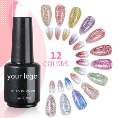 nebula glitter gel
