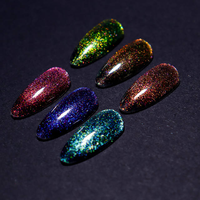 Laser 9D cat eye 6 colors