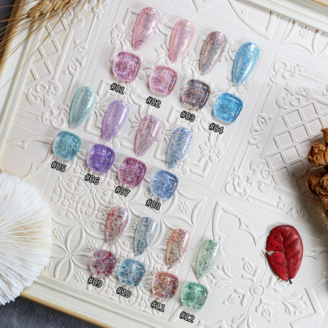 gel polish 12 colors