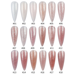 Crystal builder gel 18 colors
