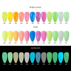 luminous gel 12 colors