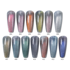 Dynamic disco cat eye gel
