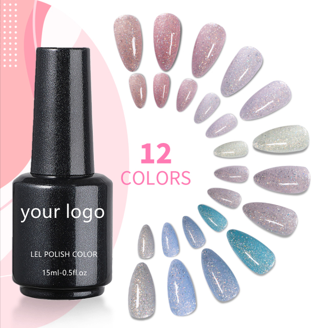 luminous glitter gel