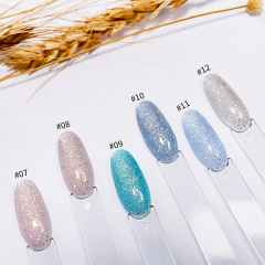 luminous glitter gel