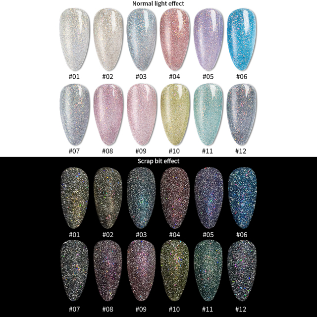 rainbow disco gel
