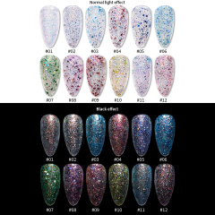 brocade glitter gel