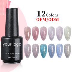 luminous glitter gel