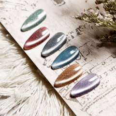 rainbow disco ice cat eye