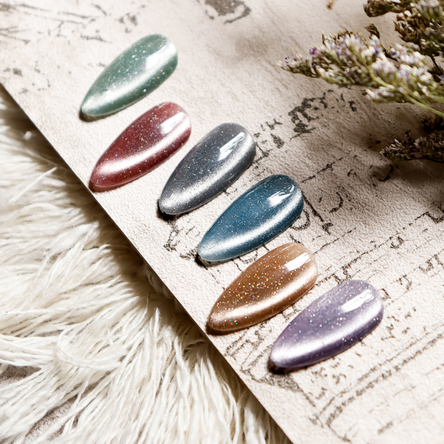 rainbow disco ice cat eye
