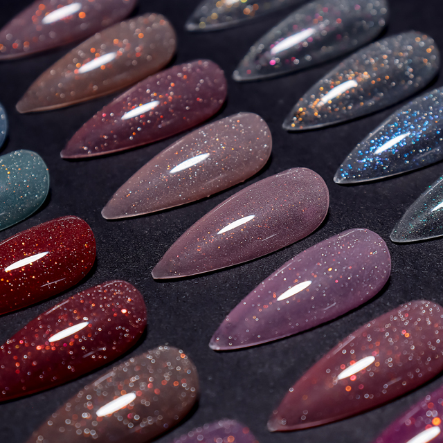 brocade shiny disco gel